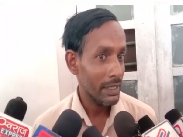 Bharti Verma's husband Ravindra speaking to media in Vidisha, Madhya Pradesh on July 18.