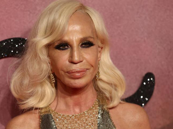 Versace's current chief creative officer, Donatella Versace (file photo)