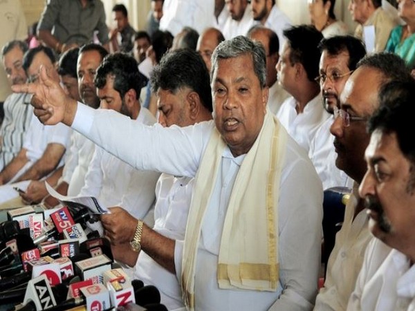 Congress leader Siddaramaiah in Bengaluru.