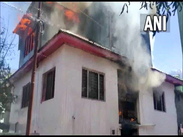 Visuals of the fire incident. (ANI/photo)