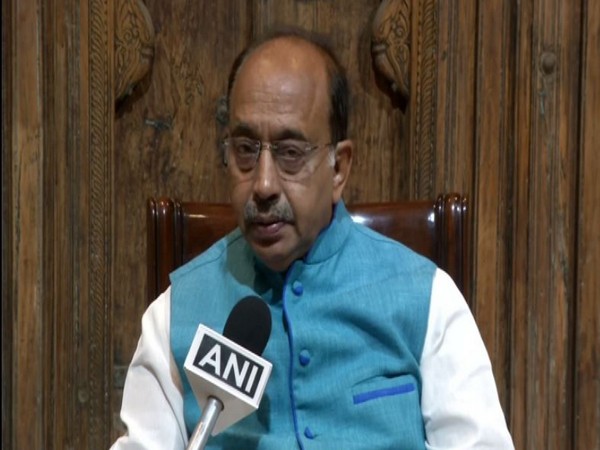 BJP Rajya Sabha MP Vijay Goel speaking to ANI in New Delhi on Thursday [Photo/ANI]