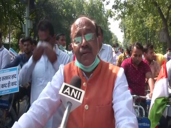 BJP Rajya Sabha MP Vijay Goel speaks to ANI in New Delhi on Sunday [Photo/ANI]