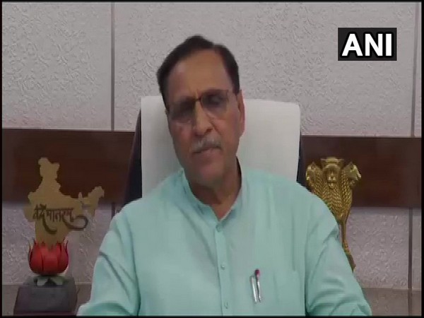 Gujarat Chief Minister Vijay Rupani speaking to ANI