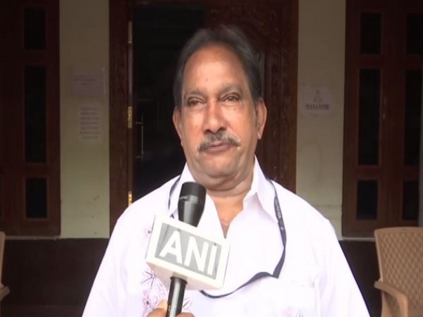 T Sai Surya Prasad, Secretary of Vijayawada Exhibitors' Association. (Photo/ANI)