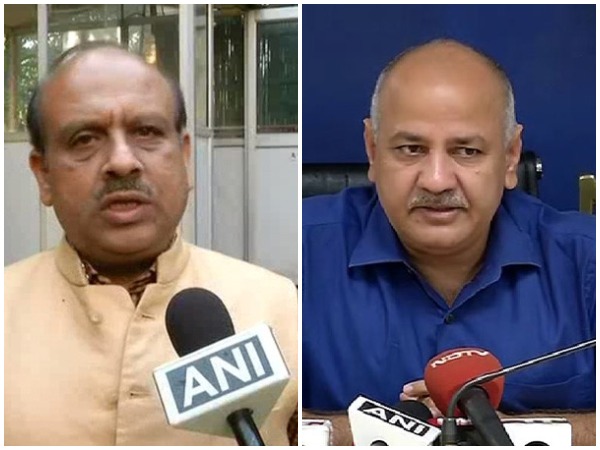 A combo picture of BJP leader Vijender Gupta (left) and Delhi's deputy chief minister Manish Sisodia.