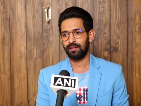 Bollywood actor Vikrant Massey speaking to ANI