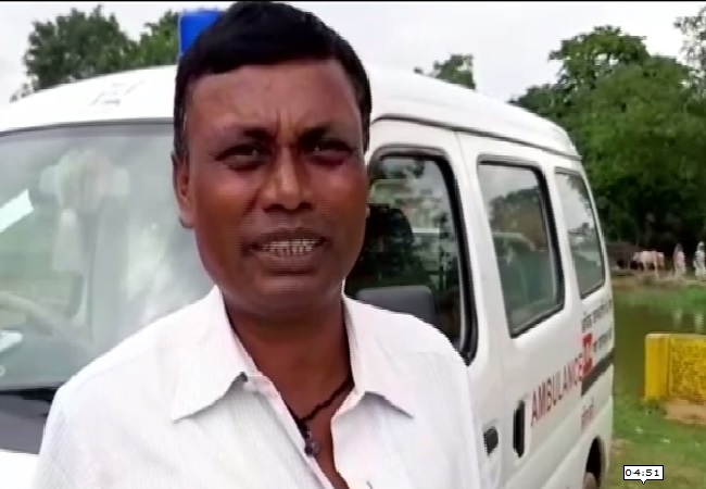 Village head of Potkadih in Jamshedpur speaking to ANI on Sunday. 