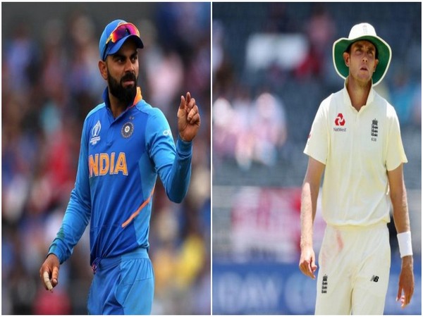 Indian skipper Virat Kohli and England pacer Stuart Broad