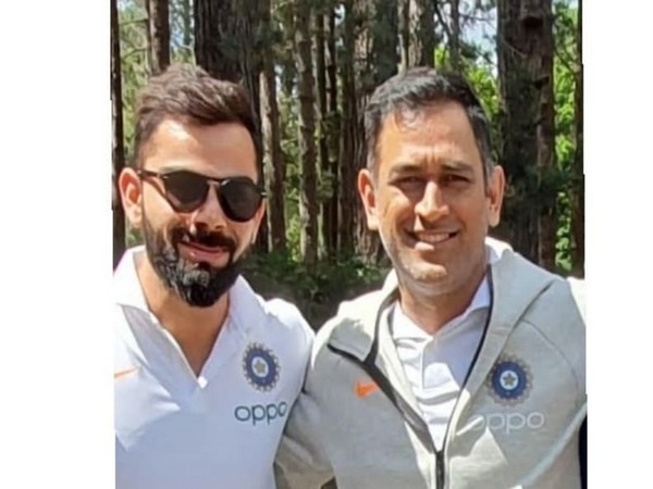 Virat Kohli with MS Dhoni (Photo/ Virat Kohli Twitter)