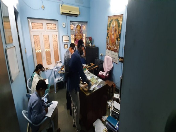 A visual from the ACB raid on Tuesday. 