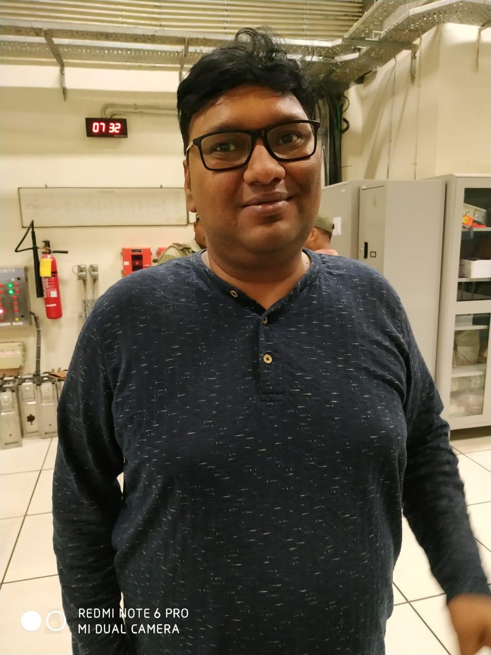 Vishal Chand who was held at Anand Vihar metro station on Sunday for allegedly carrying weapon. Photo/ANI