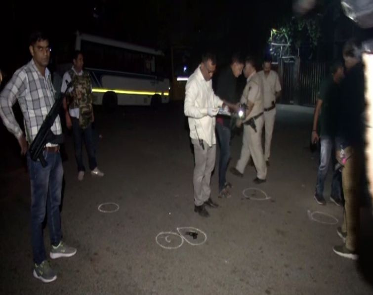 Visual from the encounter site in New Delhi. 