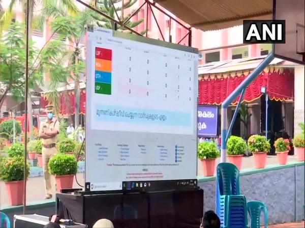 A visual from a counting centre in Thiruvananthapuram. (Photo/ANI)