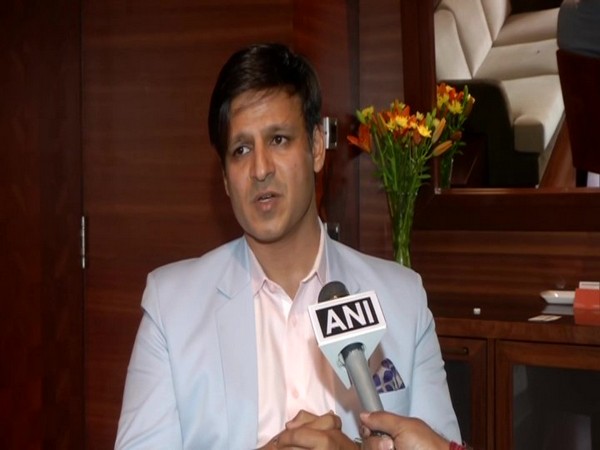 Vivek Oberoi talking to ANI in New Delhi on Monday. Photo/ANI