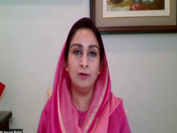 Former Food and Processing Minister Harsimrat Kaur Badal (photo/ANI) 