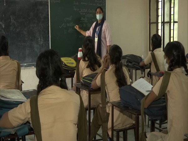 Visuals from Mahatma Gandhi Government School, Mansarovar in Jaipur (Photo/ANI)