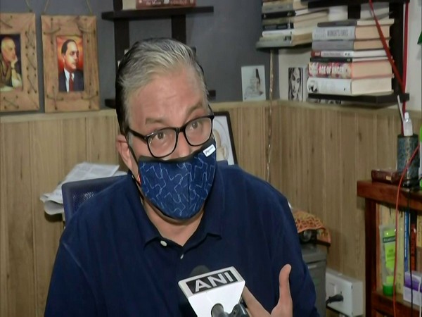 Rashtriya Janata Dal (RJD) leader Manoj Jha in conversation with ANI. (Photo/ANI)