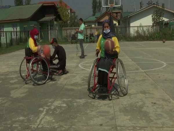 Wheelchair basketball coaching camp in Srinagar