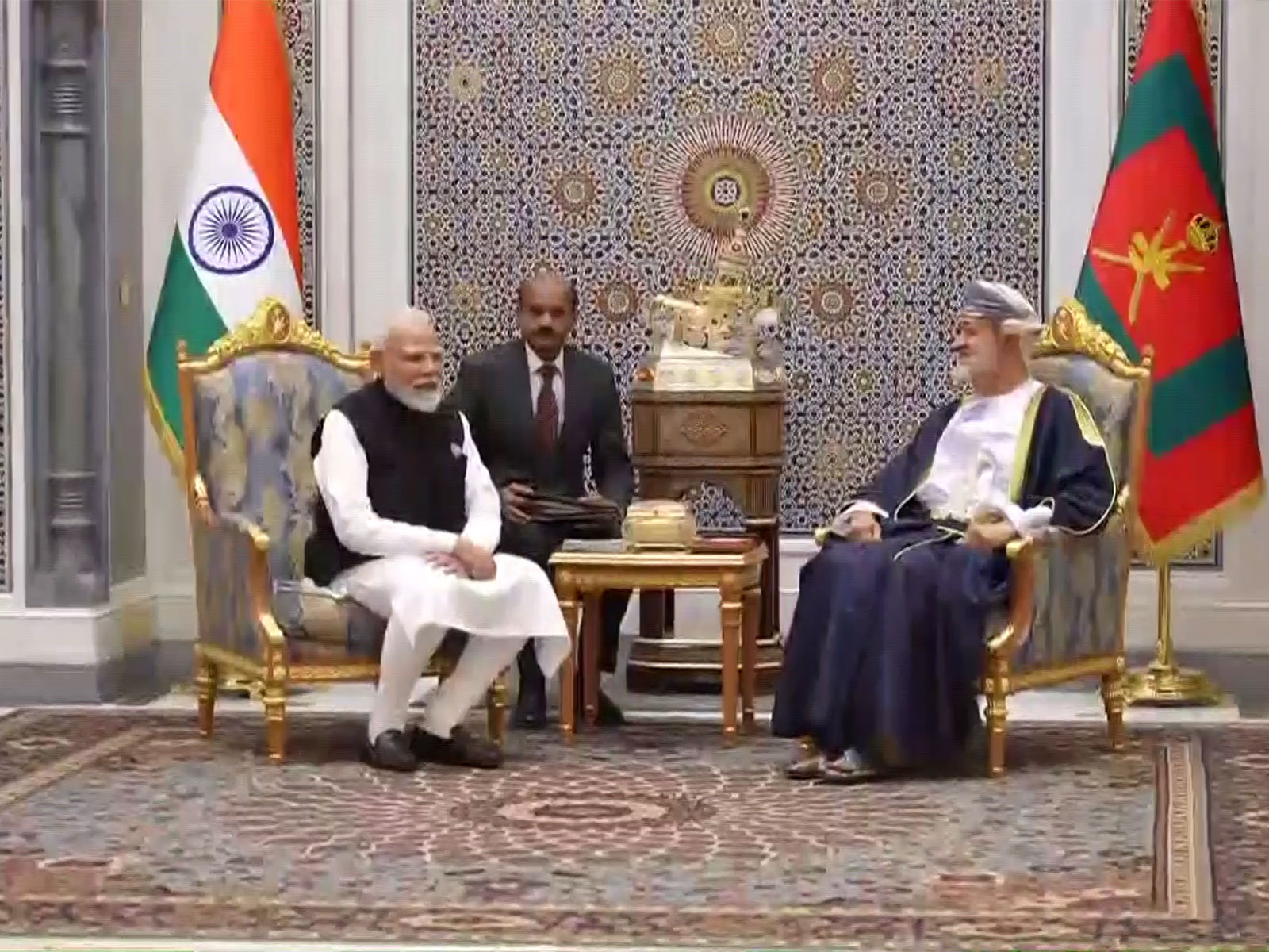 PM Modi with Sultan Haitham bin Tariq Al Said (Photo/ANI)