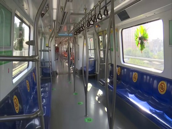 Visuals of the first-ever driver less train. (Photo/ANI)