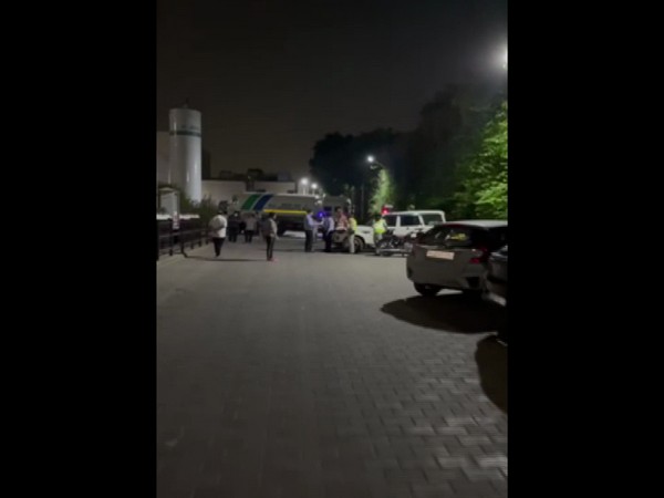 visual from outside the hospital. (Photo/ANI)