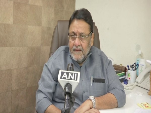Maharashtra Cabinet Minister and Nationalist Congress Party (NCP) leader Nawab Malik (Phpto/ANI)