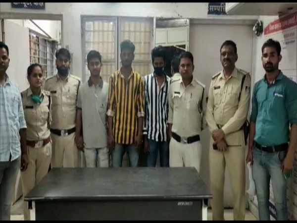 The three accused at the police station. (Photo/ANI)