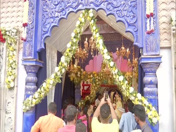 Hyderabad: Devotees throng Bhagyalakshmi Temple