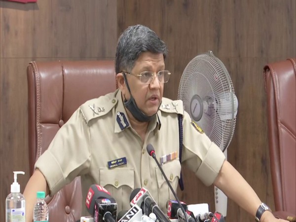 Kamal Pant, Commissioner of Police at a press conference in Bengaluru. (Photo/ANI)