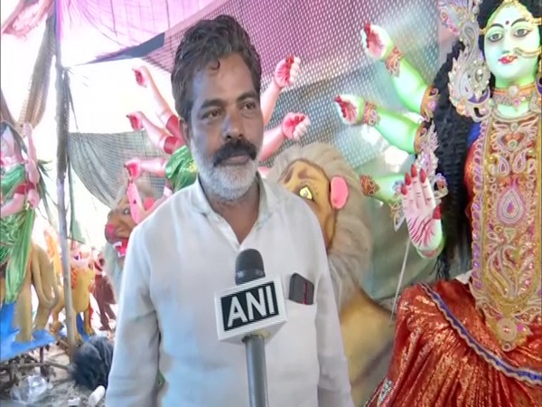 K Nagesh, owner of a small workshop in Hyderabad in conversation with ANI. (Photo/ANI)