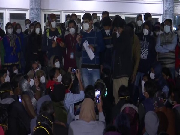 AIIMS Delhi Nurses Union called off their strike on Tuesday. (Photo/ANI)