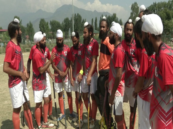 visuals from the Hockey tournament in Srinagar (Photos/ANI)