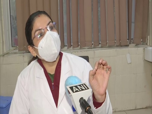 vaccination officer at GTB Hospital talking to ANI on Saturday. 