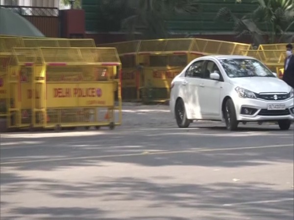 Union Ministers leaving Home Minister Amit Shah's residence after the meeting. (Photo/ANI)