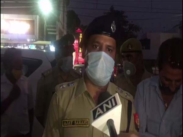 Ajay Sahani, Superintendent of Police in conversation with ANI. (Photo/ANI)