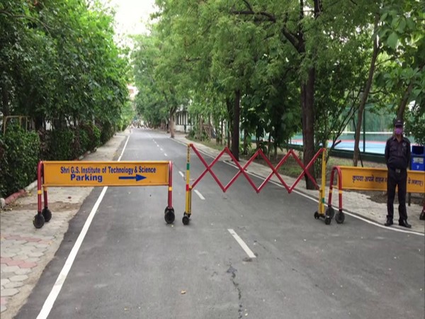 The 'no vehicle zone' in the SGSITS campus. (Photo/ANI)