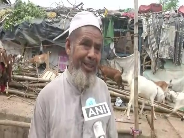 Muhammad Wasim, a goat farmer from Lucknow in conversation with ANI. (Photo/ANI)