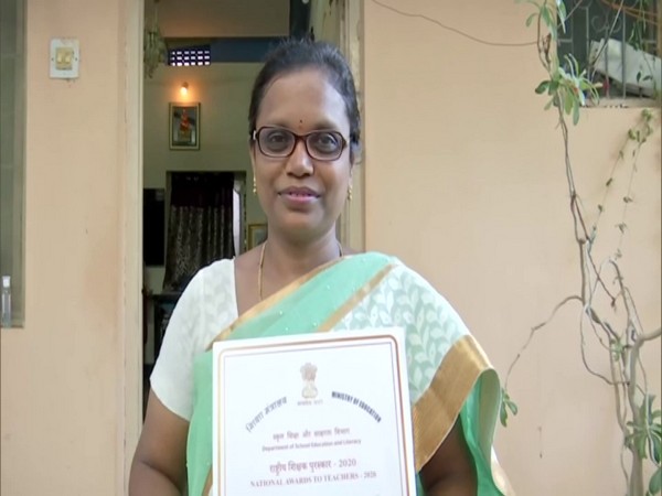 Padma Priya Vummaji, recipient of the Government of India's National Teachers Award 2020