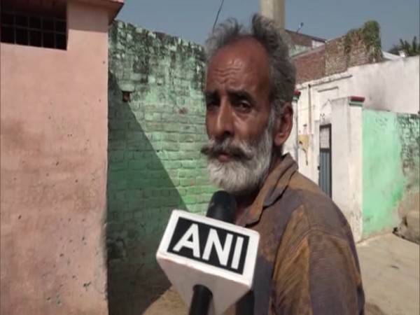 Sham Lal, an affected resident of the Harinagar sector. (Photo/ANI)