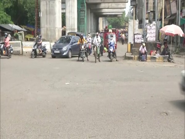 Visuals from Nagpur on Sunday. (Photo/ANI)