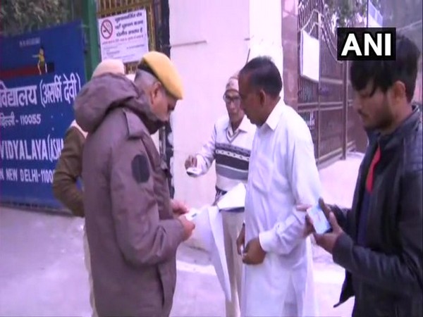 Visual from a voting booth in Delhi