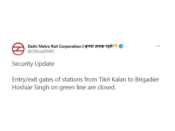 Delhi Metro Rail Corporation's tweet