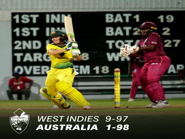 Australia defeat West Indies  Image Credit: Australian Women's Cricket Team Twitter