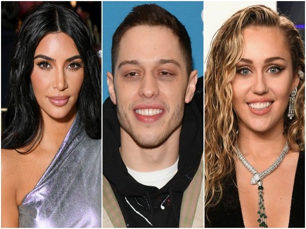 Kim Kardashian, Pete Davidson and Miley Cyrus (Image source: Instagram)
