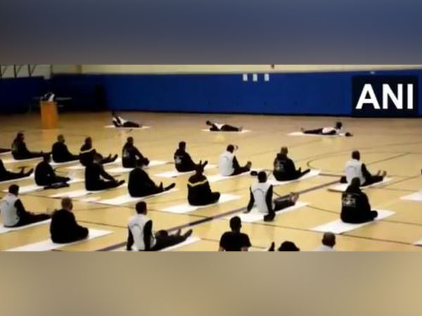 Indian, US troops carry out joint yoga session in Alaska (Picture from visual)