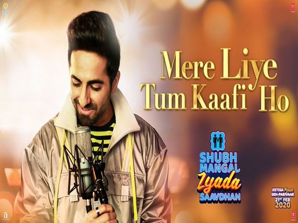 A poster of the song featuring Ayushmann Khurrana (Image source: Twitter)