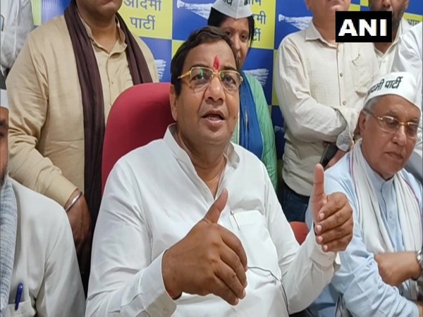 Aam Aadmi Party (AAP) MP Sushil Gupta in Kurukshetra (ANI/Photo)