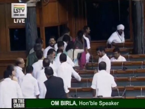 Congress staged a walk out in Lok Sabha on Tuesday