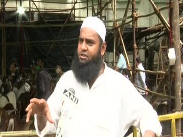 Haji Goat Farm owner Wasim Khan speaking to ANI on Thursday. Photo/ANI