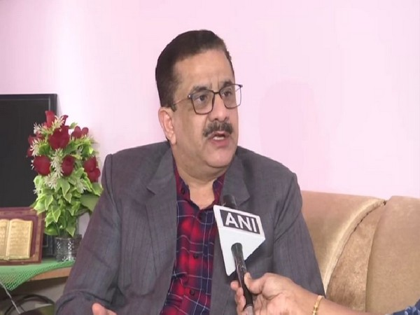 Uttar Pradesh Shia Central Waqf Board chairman Wasim Rizvi talking to ANI in Lucknow on Monday 